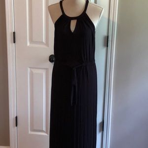 Black maxi dress